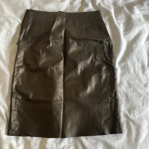 Theory leather skirt size 0 - Picture 1 of 3
